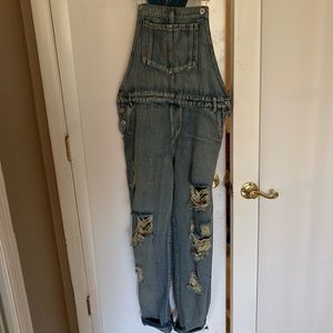 Ripped overalls